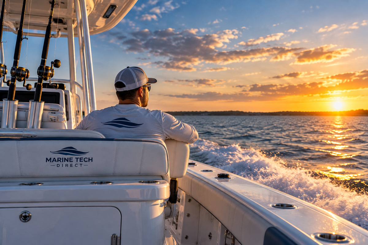Boaters enjoying a day on the water
